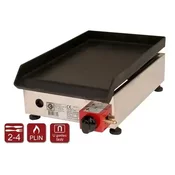 Stoni plinski roštilj inox 26 x 40, Fe ploca MINI 26 Fe ploca