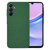Trden TPU ovitek Techsuit Carbonite FiberShell za Samsung Galaxy A15 - green