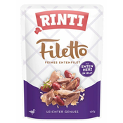 RNT RINTI Filetto Duck fillet with duck hearts- wet dog food - 100g