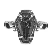 Prstan Coffin With Flower - DZJZ032 clear