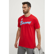 Pamucna majica Nike Atlanta Braves za muškarce, boja: crvena, s tiskom