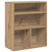 Vidaxl Knjižna omara artisan hrast 60x30x71,5 cm inženirski les