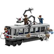 Lego Igracka Scena U Podzemnoj Željeznici Spider-Mana Protiv Doc Ocka