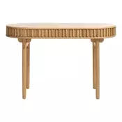 Pisalna miza v hrastovem dekorju 60x120 cm Carno – Unique Furniture