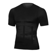 VivoVita Royal Men – Kompresijska moška majica, črna, 2XL
