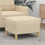 Vidaxl Stolček za noge krem 60x50x41 cm blago