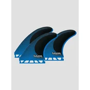 Futures Fins Thruster R6 Blackstix Rake M Fin Set blue