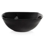 Northix Črna steklena skleda LUNA 11,5 cm, 190 ml