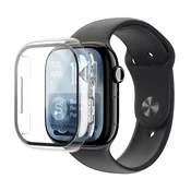 Zaščita zaslona z ovitkom AmazingThing Radix Glass za Apple Watch Series 11 42mm - Prozorna
