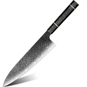 Damaskuski kuhinjski nož Tsuriko - Chef / Črna KP37459