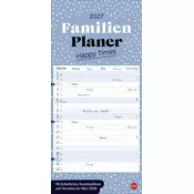 Deko-Familienplaner Happy Times 2027
