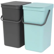 Vgradljivi koš za smeti Sort & Go 2x16 l - 1 Set