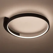 LED plafonjera LUNA LED/18W/230V precnik 42,5 cm crna