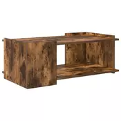 vidaXL vidaXL Klubska miza Dimljen hrast 90 x 50 x 33 cm Inženirski les, (5000295483)