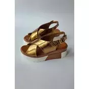 Obuca Trend Ženske sandale sa platformom S1282, Bronzane boje