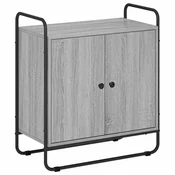 vidaXL Komoda Siva Sonoma 68 x 35 x 75 cm Predelan les