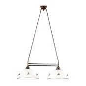 Kolarz 731.82.151 - Luster na sajli NONNA 2xE27/75W/230V sa motivom jelena, ružicasto-zlatna