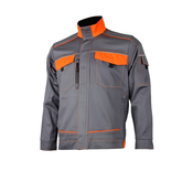 Radna jakna GREENLAND sivo narandžasta - XL