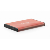 Gembird EE2-U3S-3-P USB3.0 mini 2,5" roza aluminjasto prenosno ohišje za trdi disk
