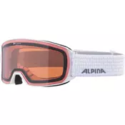 Alpina NAKISKA Q, skijaške naočale, bijela 0-7279