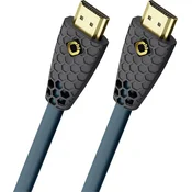 Oehlbach Oehlbach HDMI priključni kabel HDMI-A vtič\, HDMI-A vtič 1.00 m bencinsko modra\, antracitna D1C92600 #####8K UHD HDMI kabel, (20419304)