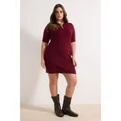 Trendyol Curve Ženska haljina Tbbss26Ah00001, Bordo
