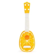 ECO TOYS Ukulele gitara za decu Narandža, Narandžasta