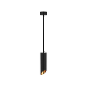 Viseca lampa na kablu 1xGU10/35W/230V 20 cm crna
