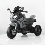 Deciji Motor na akumulator na 3 tocka HLT Sivi(6V)
