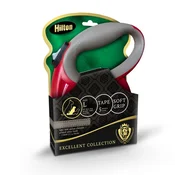 HILTON Smart avtomatski pes za psa L (30kg) - burgundsko-siv, 5 m