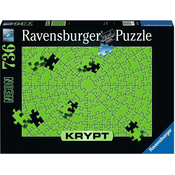 Ravensburger sestavljanka Kriptična 173648: Neon Green 736 kosov