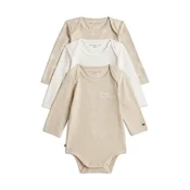 TOMMY HILFIGER Pajac/bodi ESSENTIAL progasto bež/off-bela