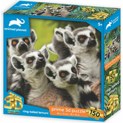 Prime 3D Puzzle Živalski planet: lemur kata 3D 150 kosov