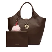 Ročna torba LOVE MOSCHINO JC4238PP0PKI0313 Temno rjava