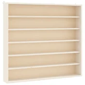 Vidaxl Lesena zbirateljska vitrina z 6 policami 60x8,5x55 cm