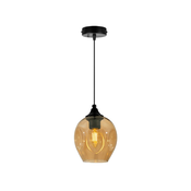 Aspa Viseca Lampa Black 1X40W E27 Brown Lampshade