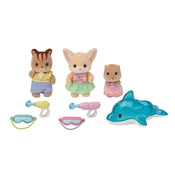 Sylvanian Families Zabava ob bazenu Baby Trio