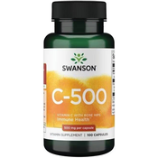 Vitamin C s šipkom, 500 mg - 100 kapsul