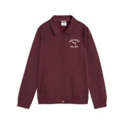 PUMA Varsity Fleece Track Jacket Youth, Clothing, Ruby Shimmer, 7-8Y