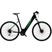 XPLORER Elektricni bicikl City Green 28, Crni