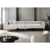 Atelier del Sofa Trosed Como 90x72x344cm Svetlosivi