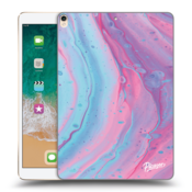 Silikonski prozorni ovitek za Apple iPad Pro 10.5 2017 (2. gen) - Pink liquid