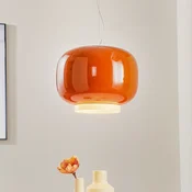 Foscarini Chouchin 1 LED viseča svetilka, oranžna - Kuhinja - Dizajn - Steklo