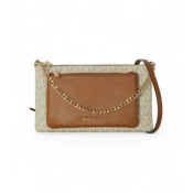 Michael Kors za ženske. 32F5GJ6C8B Bežna naramna torba z monogramom, rjava (OSFA), Priložnostno, PVC