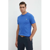 Pamucna majica Polo Ralph Lauren za muškarce, boja: tirkizna, bez uzorka