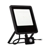 LED spoljašnji reflektor sa senzorom, LED/20W/230V, 4000K, IP65, u crnoj boji