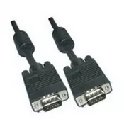 FAST ASIA Kabl VGA M/M 10m HQ feritno jezgro crni