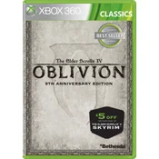 Elder Scrolls IV Oblivion Anniversary Edition - igra v nemščini (XBOX 360) - rabljeno