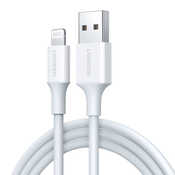 UGREEN US155 USB-A/Lightning Cable 2.4A, 0.25m (white)