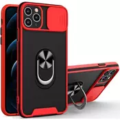 MCTR8-IPHONE 11 Pro Max Futrola Magnetic Defender Silicone Red